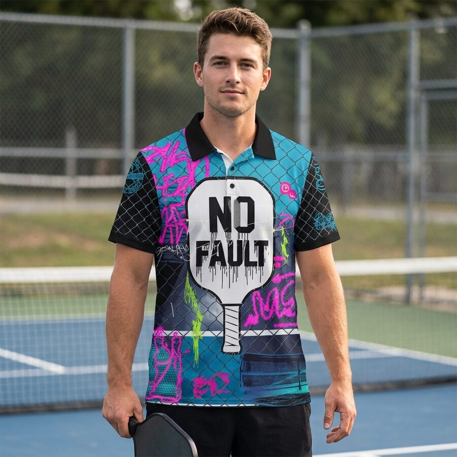 No Fault Zone worn on court
