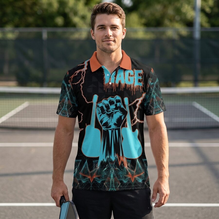 Rage Against the Dink worn on court