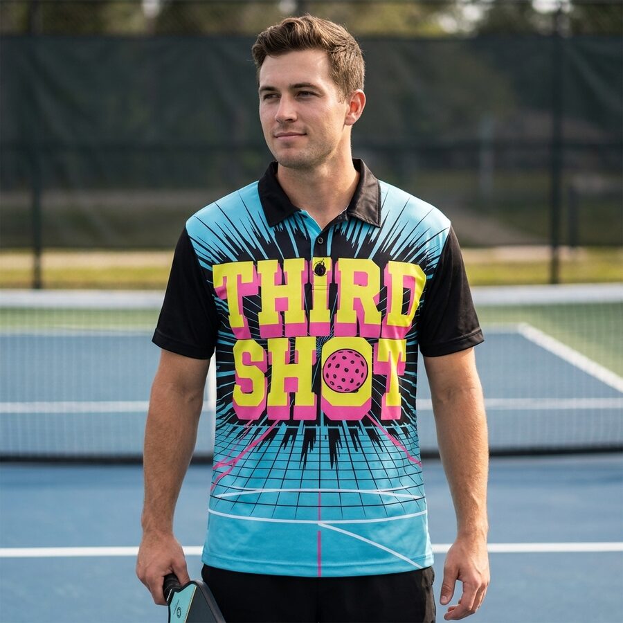 Third Shot Drop worn on court