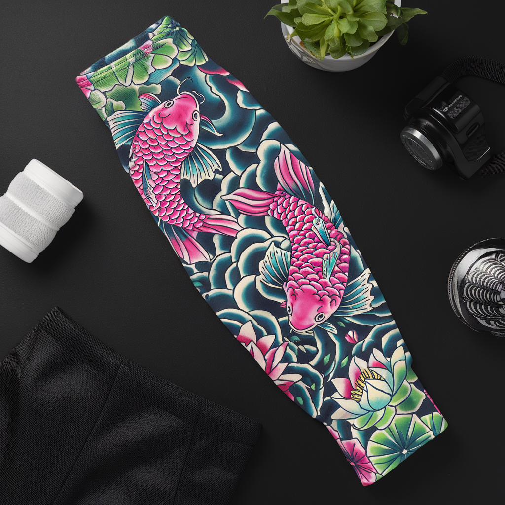 Koi Boy neo-traditional sleeve
