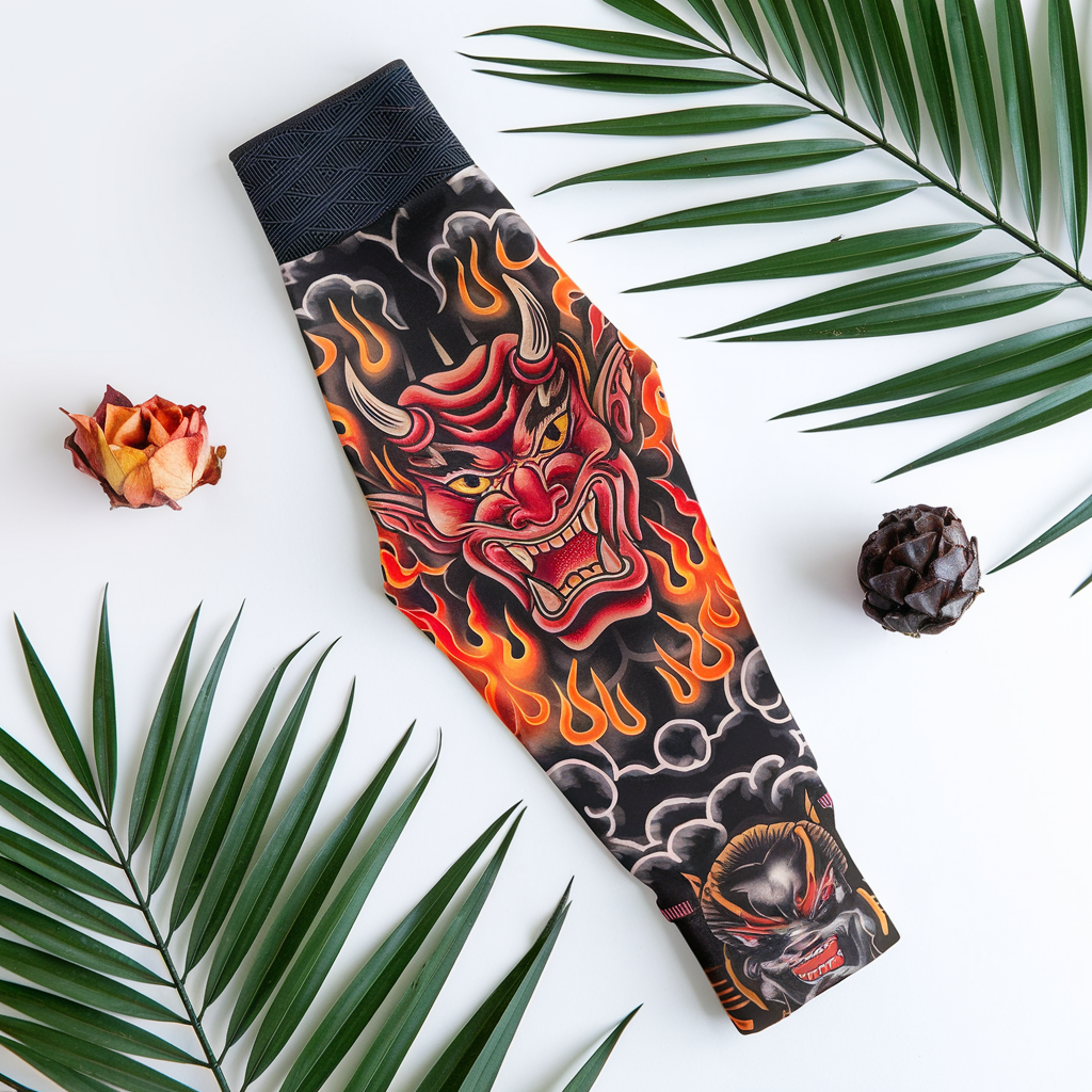 The Oni Japanese demon sleeve