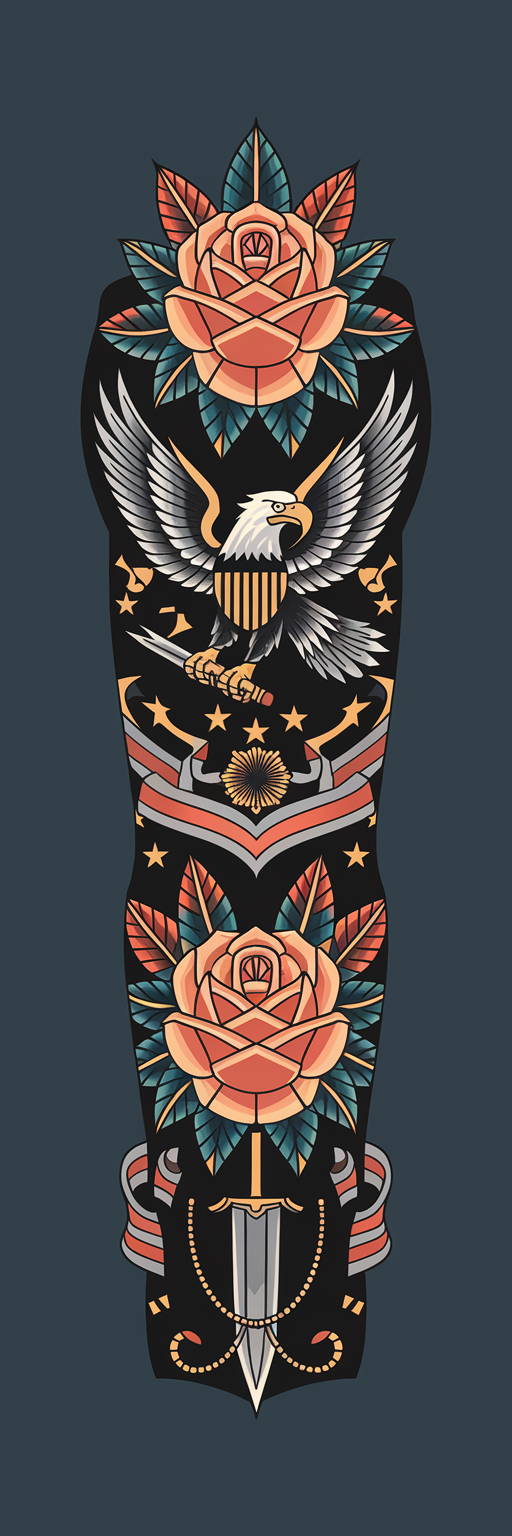 Sailor's Revenge traditional sleeve